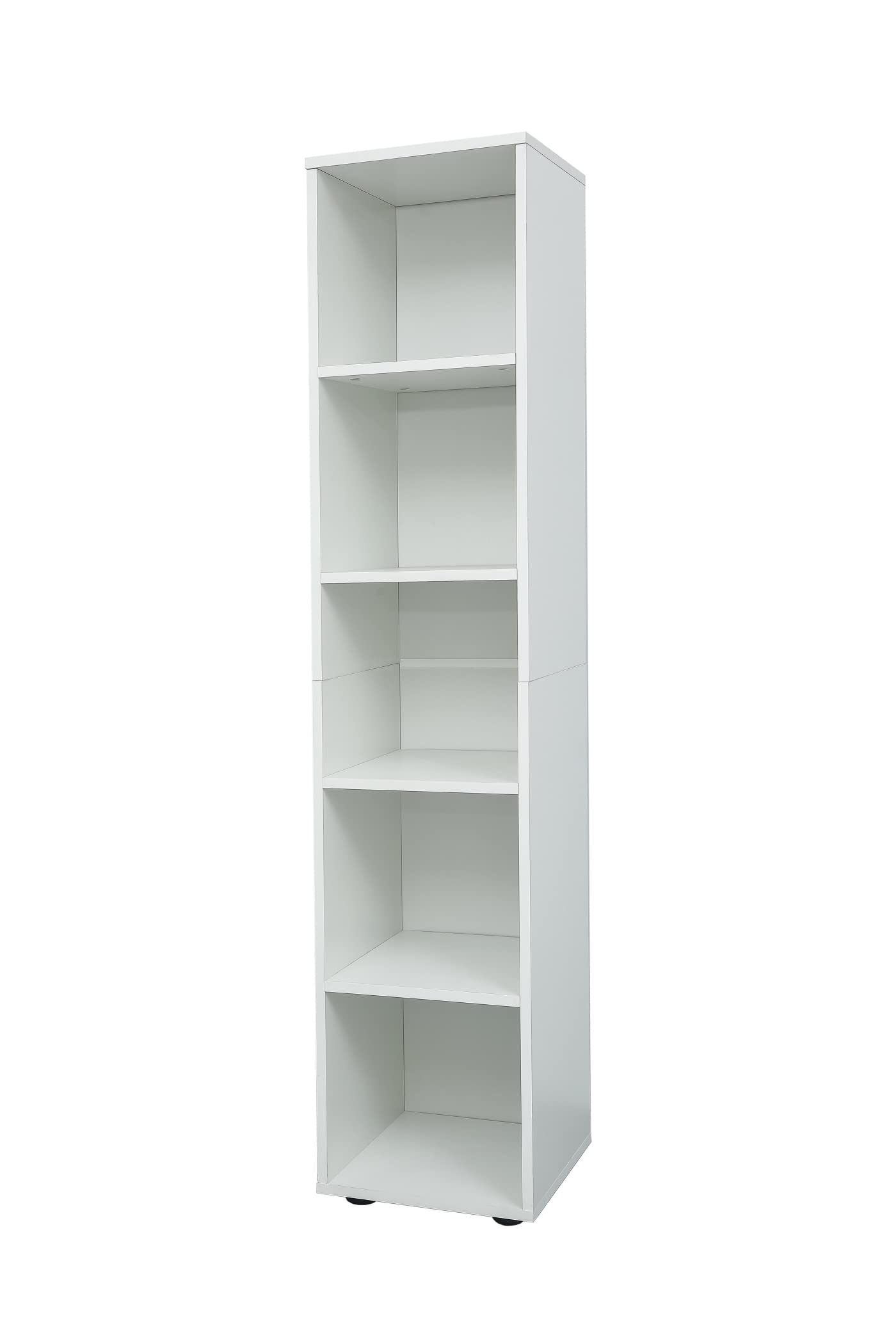 VDD Meuble de Salle de Bain 5 Compartiments Ouverts - Meuble Colonne Salle de Bain Chambre Hall