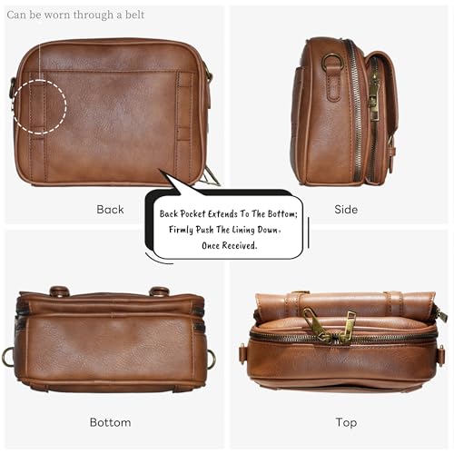 Anti Theft RFID Blocking Small Leather Crossbody Bag For Women Travel Purse With Built In Wallet Messenger Bag2