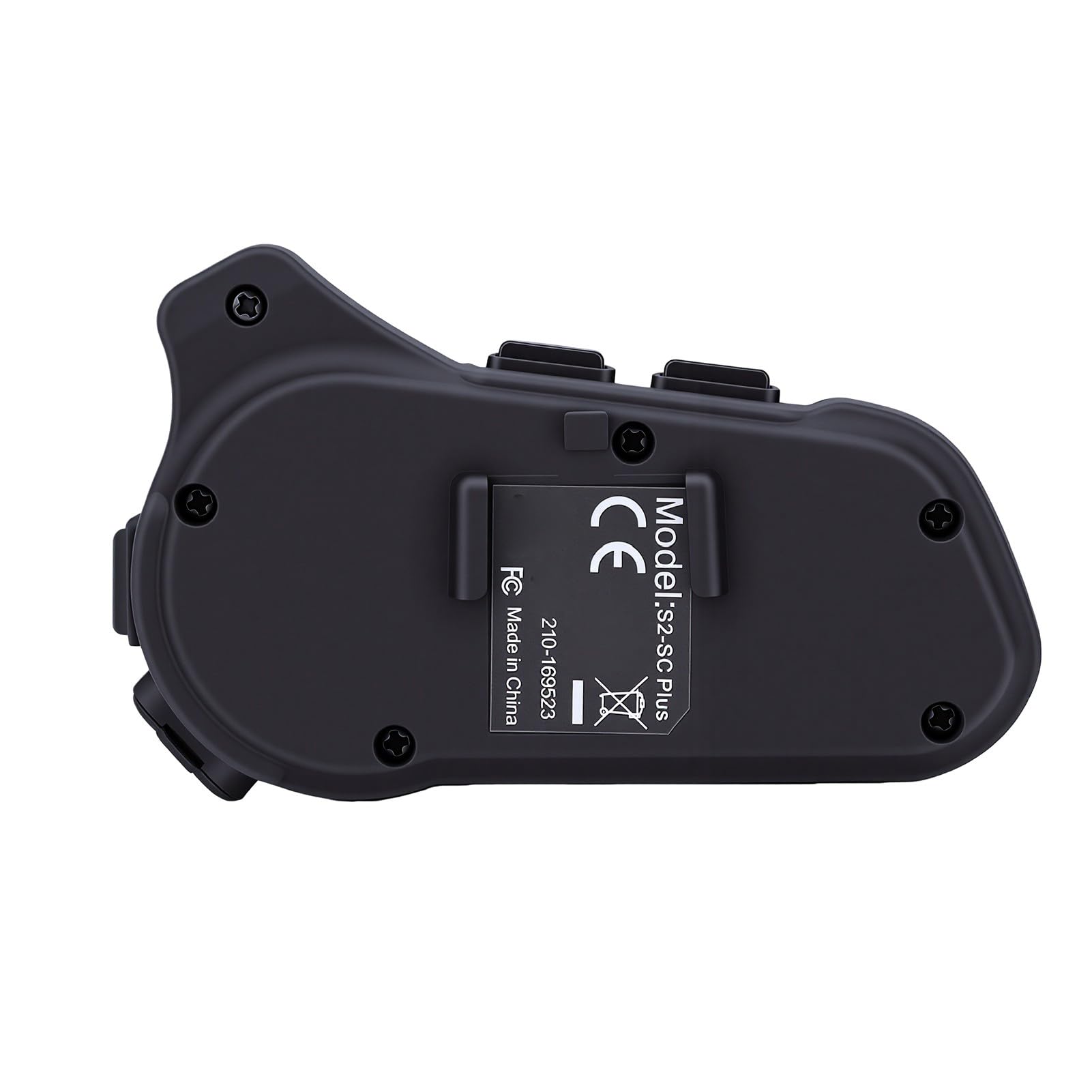 de Comunicación Bluetooth para Motocicleta, Intercomunicador para 6 Conductores, Pantalla LED, Auriculares para Casco con Cancelación de Ruido CVC Impermeables para Viajes en Grupo