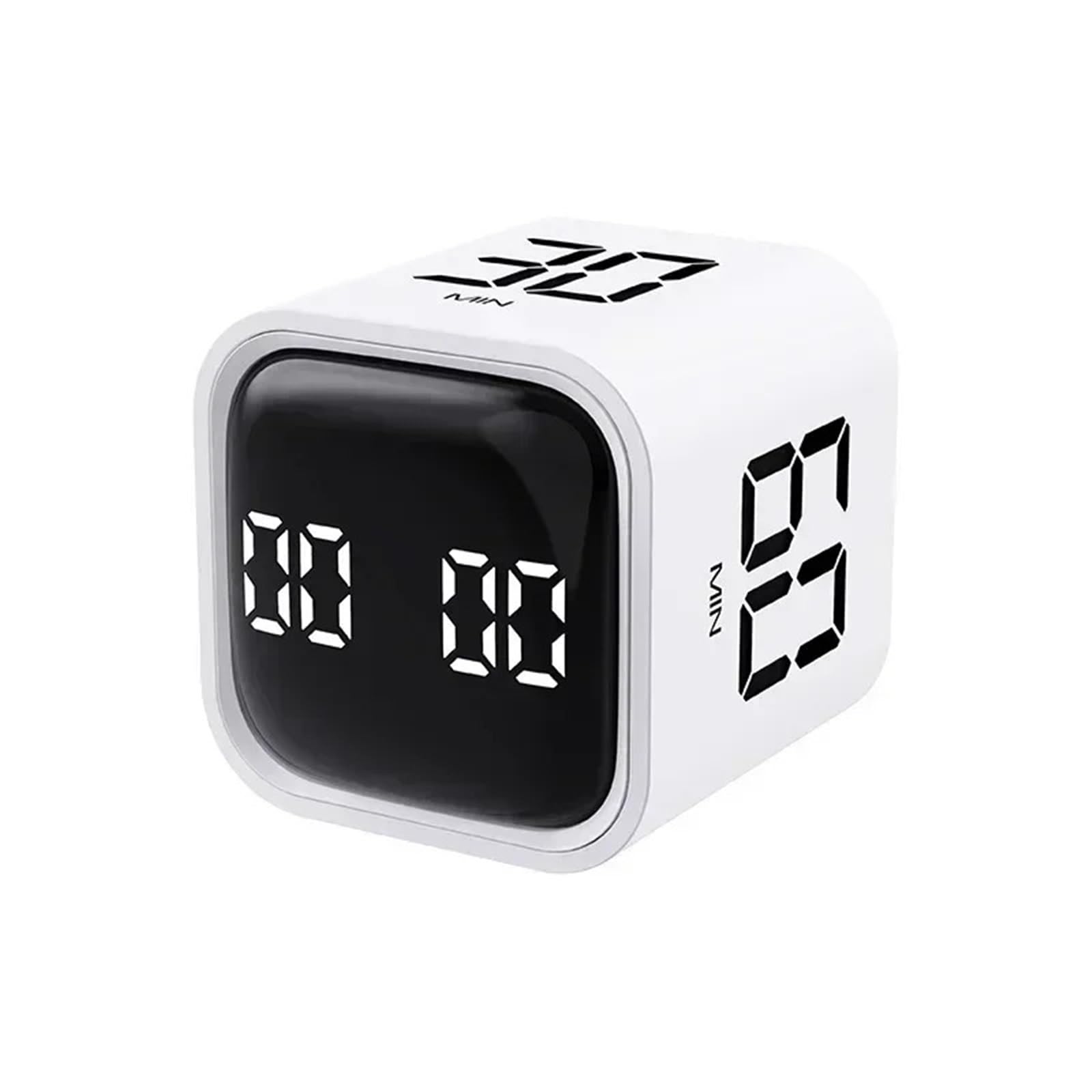 Timer odliczający, timer planujący, cyfrowy kuchenny, samowyzwalacz dla dzieci(A white)