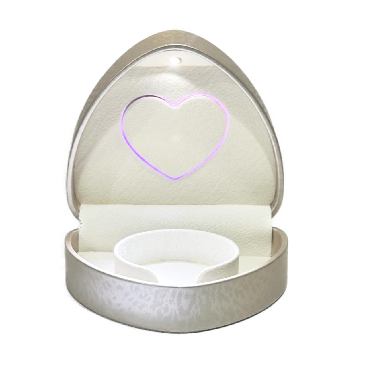 ECVV Heart Shaped LED Bracelet Box