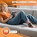 Cordless Ankle Massager with Heat, Ankle Heating Pad, USB Rechargeable Heated Brace Wrap Warmer, 5 Heat Levels, 3 Vibration Modes, Auto Shut Off