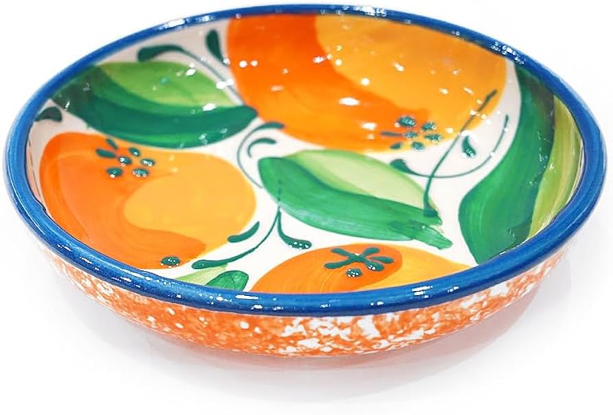 Amazon.co.jp: スペイン陶器 SPL-PL4611OR 深皿 小 オレンジ : ホーム