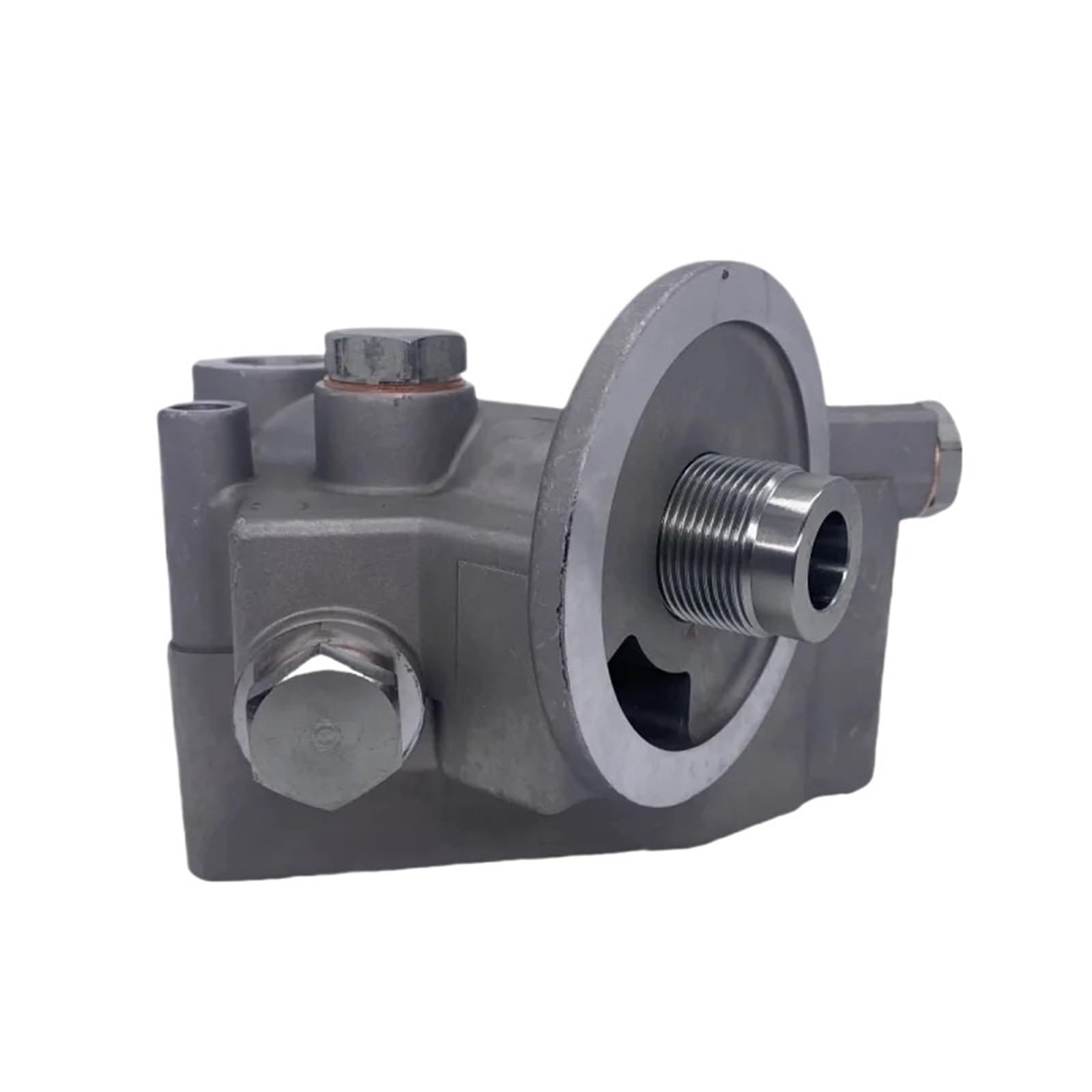 RISWEKFW Excavator 500 Series Oil Filter Base Aluminum LF670 3889310 Accessories for Heavy Equipment Maintenance