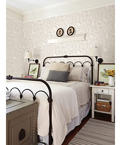 Nuwallpaper NUS4304 Cream Terrene Peel & Stick Wallpaper thumb #1