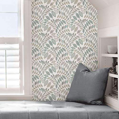 Nuwallpaper Nus3260 Gustavus Peel & Stick Wallpaper, Blue #TOP6