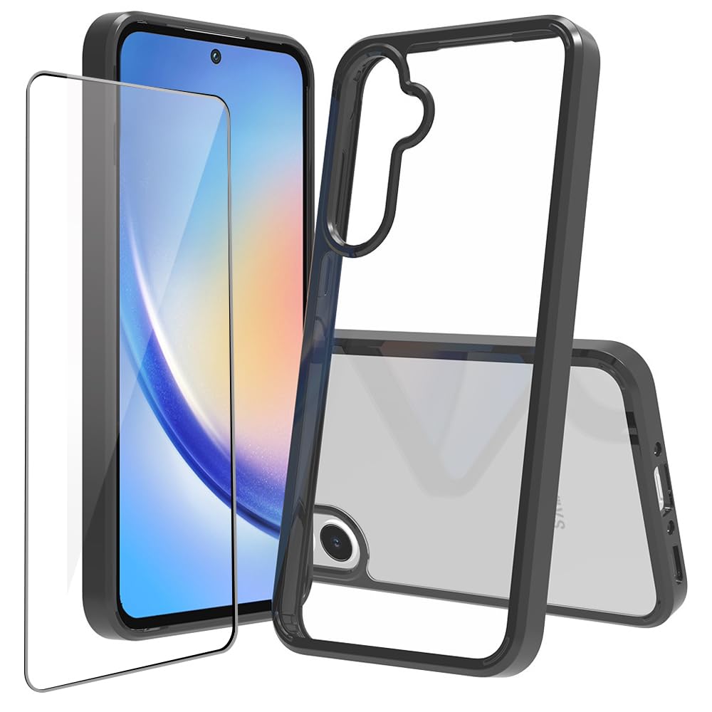 Niopiee für Samsung Galaxy A55 Hülle Kristallklar Stoßfest H