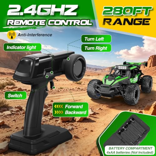 Ferngesteuertes Auto 1:12, 4WD All Terrains RC Crawler Geländewagen Car – Ansicht 4