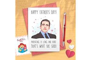 Funny Michael Father's Day Card - Office Father's Day Card