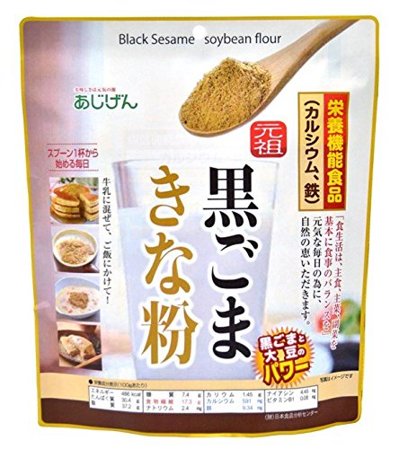 Amazon.co.jp: 味源 BIG/元祖黒ごまきな粉 350g : 食品・飲料・お酒