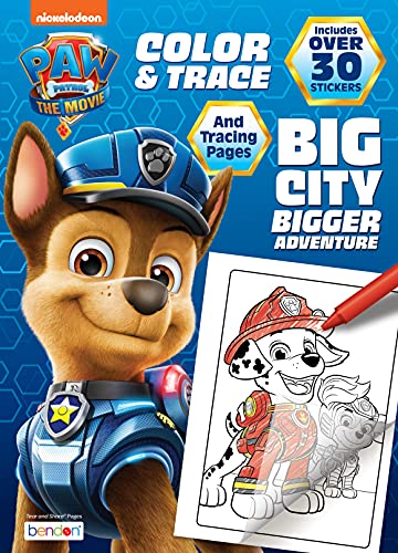 Coloriage PAW Patrol Le Film avec stickers pour occuper les enfants en voyage