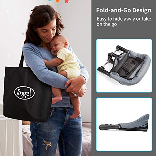 Foldable Hook On Table High Chair For Travel mamas bundle
