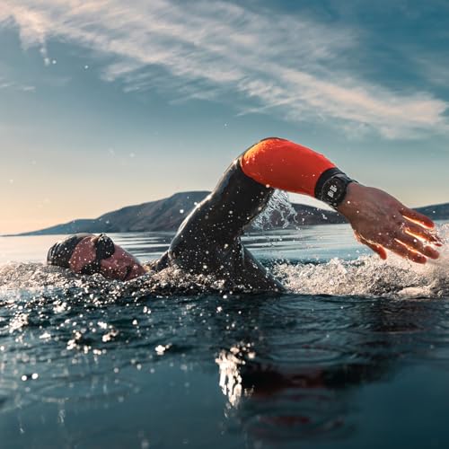 PlayBetter Garmin Fenix 8 Solar Sapphire (47mm, Carbon Gray DLC Titanium) Multisport GPS Smartwatch Bundle - 1.4&rdquo; Touchscreen, Built-in LED Flashlight Portable Charger & Screen Protectors