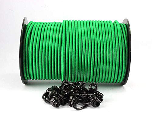 10 mm Expander corda Verde 20 m + 10 spiral gancio...