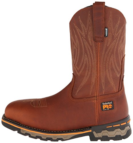 Bota de trabalho e caça masculina Timberland PRO AG Boss de liga de metal com bico quadrado