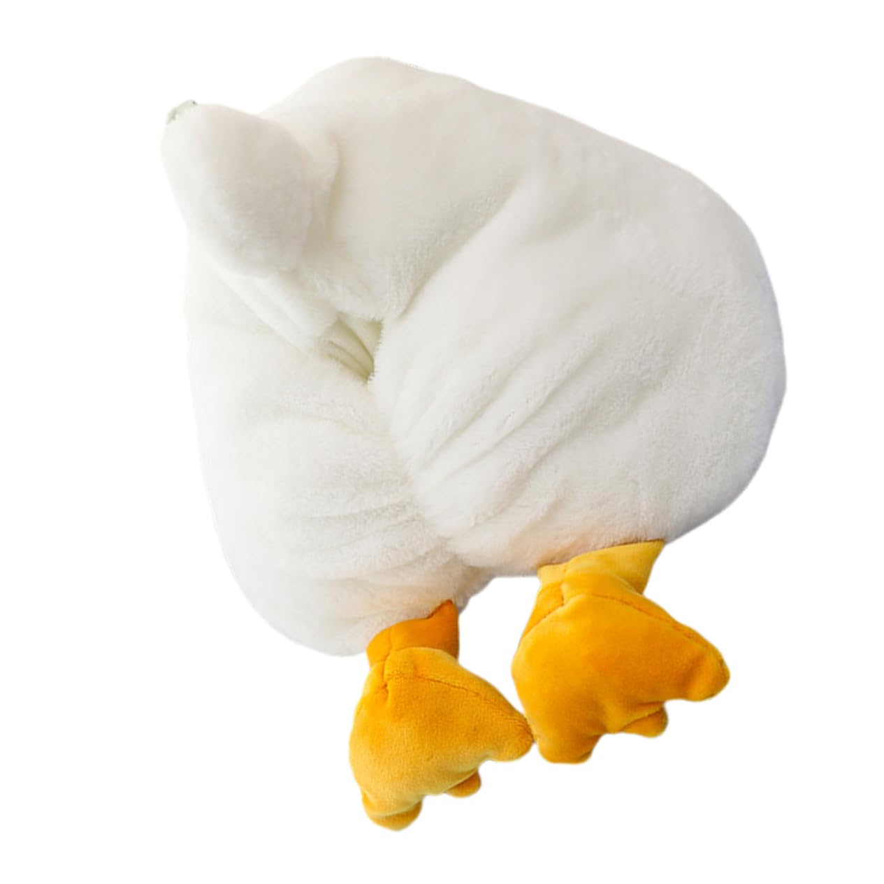 MUCKLILY Cute Plush Duck Tissue Box Cover for Home and Car Cartoon Animal Tissue Dispenser Soft Napkin Holder for Living Room Bedroom Bathroom and Office Decor