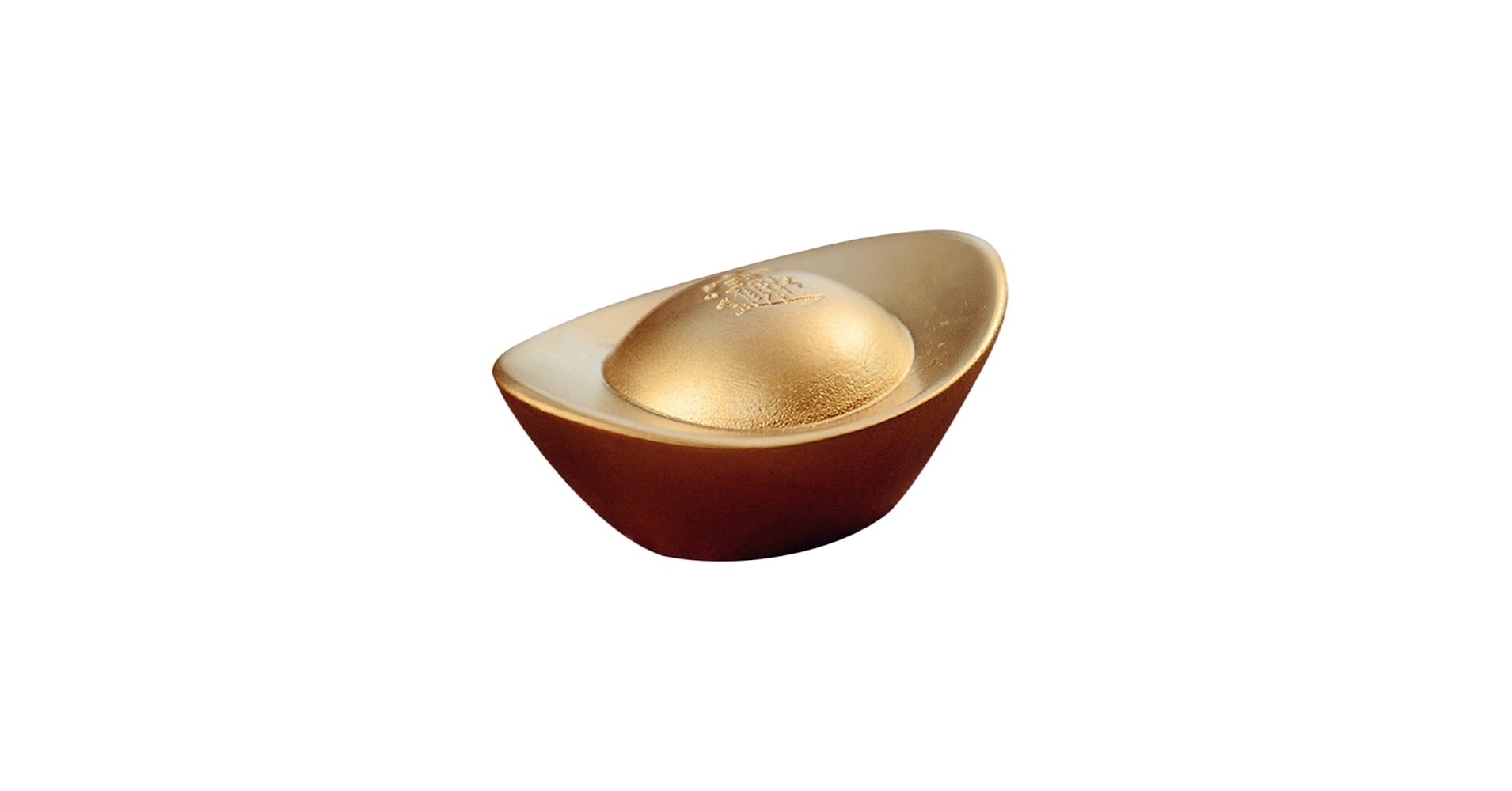 Amazon.co.jp: GARVALON ミニ銅製元宝 細工美しい金色元宝 家