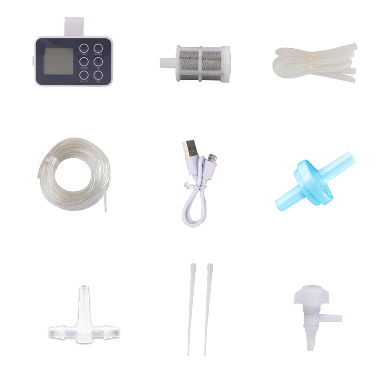 Contrôleur d'arrosage automatique de précision avec minuterie rechargeable USB C