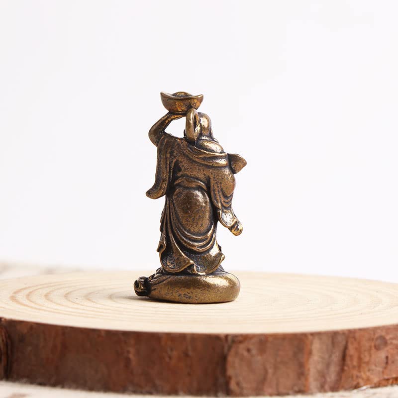 Figuritas de Buda Maitreya de Cobre Miniatura 2 Piezas miniatura 6
