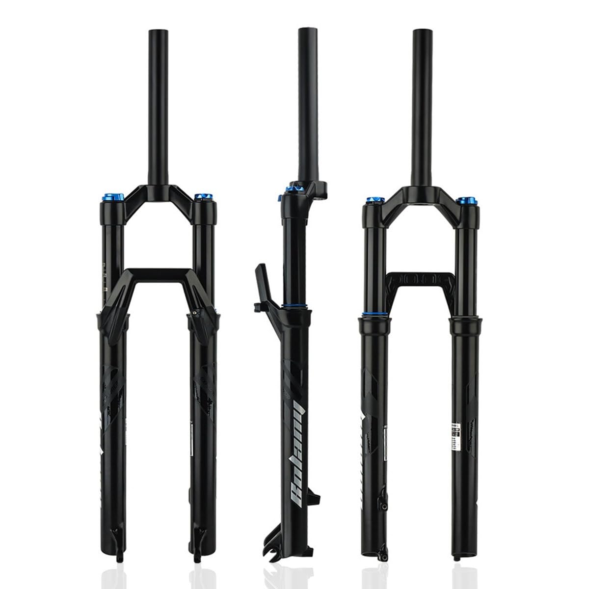WIQUYBML 27.5/29inch Mountain Bike Air Fork 125mm Travel Suspension 1-1/8 /28.6mm Straight Tube Aluminum Alloy Front QR 9mm*100mm Manual Lockout