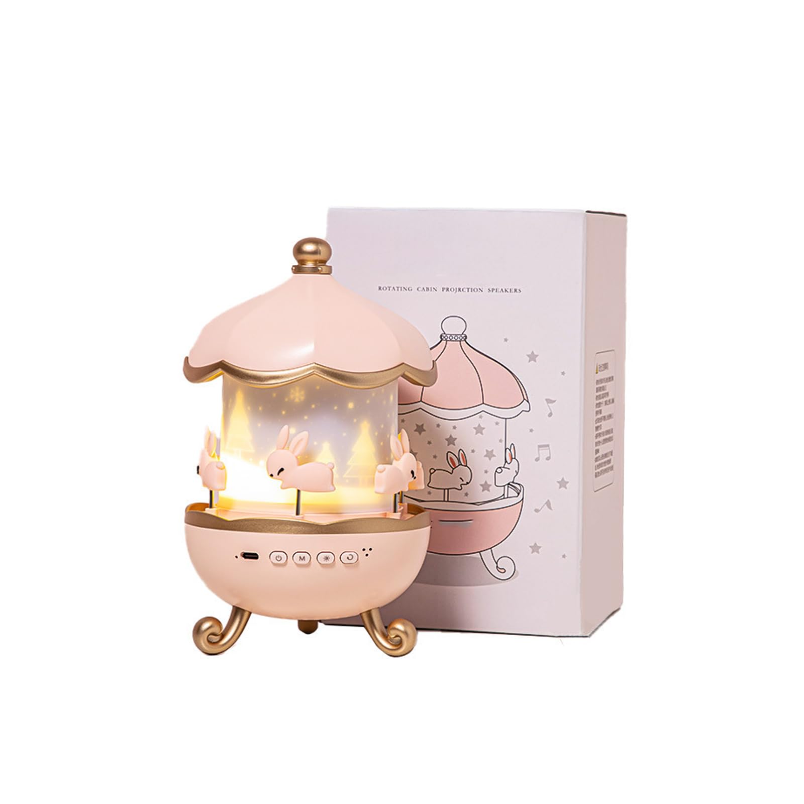 Proiettore di stelle Luce Notturna con Music Box Forma 12 Temi Visivi Dinamici Batteria Ricaricabile per Camera da Letto Decor Atmosfere Lampada Proiettore Stella