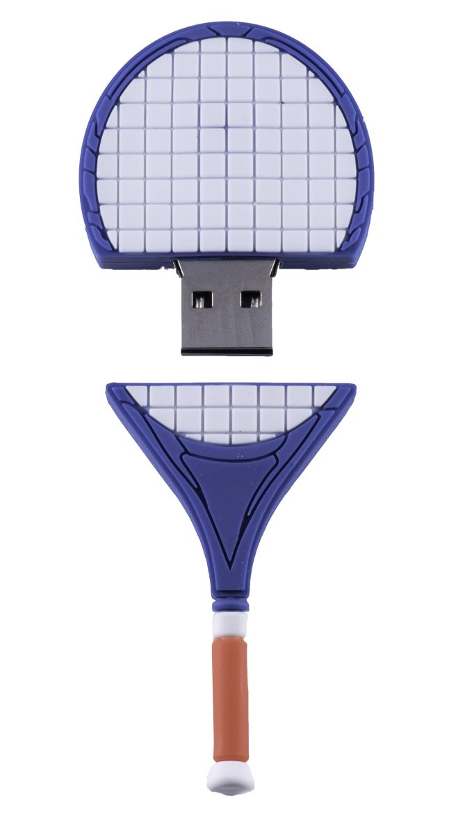 Ulticool - Racchetta Tennis Blu 16 GB - Sport Racket - Chiavetta Pendrive - Memoria Archiviazione dei Dati - USB Flash Pen Drive Memory Stick - 3