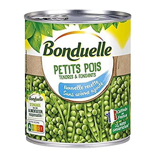 Petits Pois Sans Arôme Ajouté Bonduelle La Boîte De - vue 2