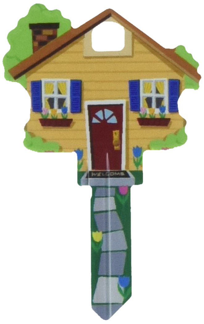 Lucky Line SC1 Home Key Blank, Multicolor, Brass, 1 Pack