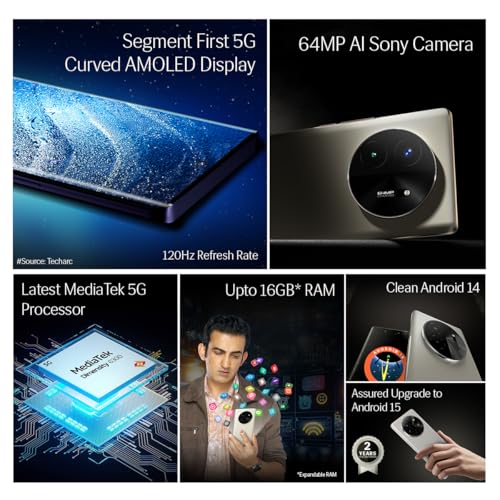 Lava Blaze X 5G - Starlight Purple (8GB RAM | 128GB Storage) - Segment First Curved AMOLED Display | 64MP Sony Sensor Camera | Upto 16GB Expandable RAM | Latest MediaTek 5G Processor - Image 2