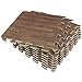 Amazon Brand - Umi 1' x 1'(30cm x 30cm) Tapetes De Espuma De Que Se Enclavamiento (Grano de Madera) (9 Piezas Oscuro)