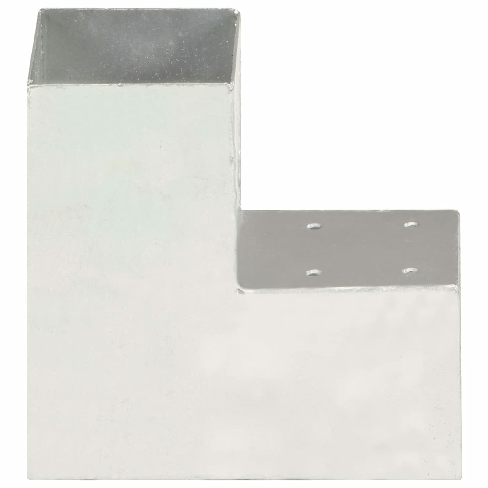 Conectores de Postes en L 4 uds Metal galvanizado 91x91 mm, Anclajes, Postes, Connex - SPU:145470