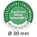 Produktbild AVERY Zweckform 6976-2020 widerstandsfähige Prüfplaketten 2020-2025 (stark selbstklebend, Ø 30 mm, 80 Aufkleber auf 10 Blatt, handbeschriftbare Vinyl-Klebefolie zur Inventarkennzeichnung) grün