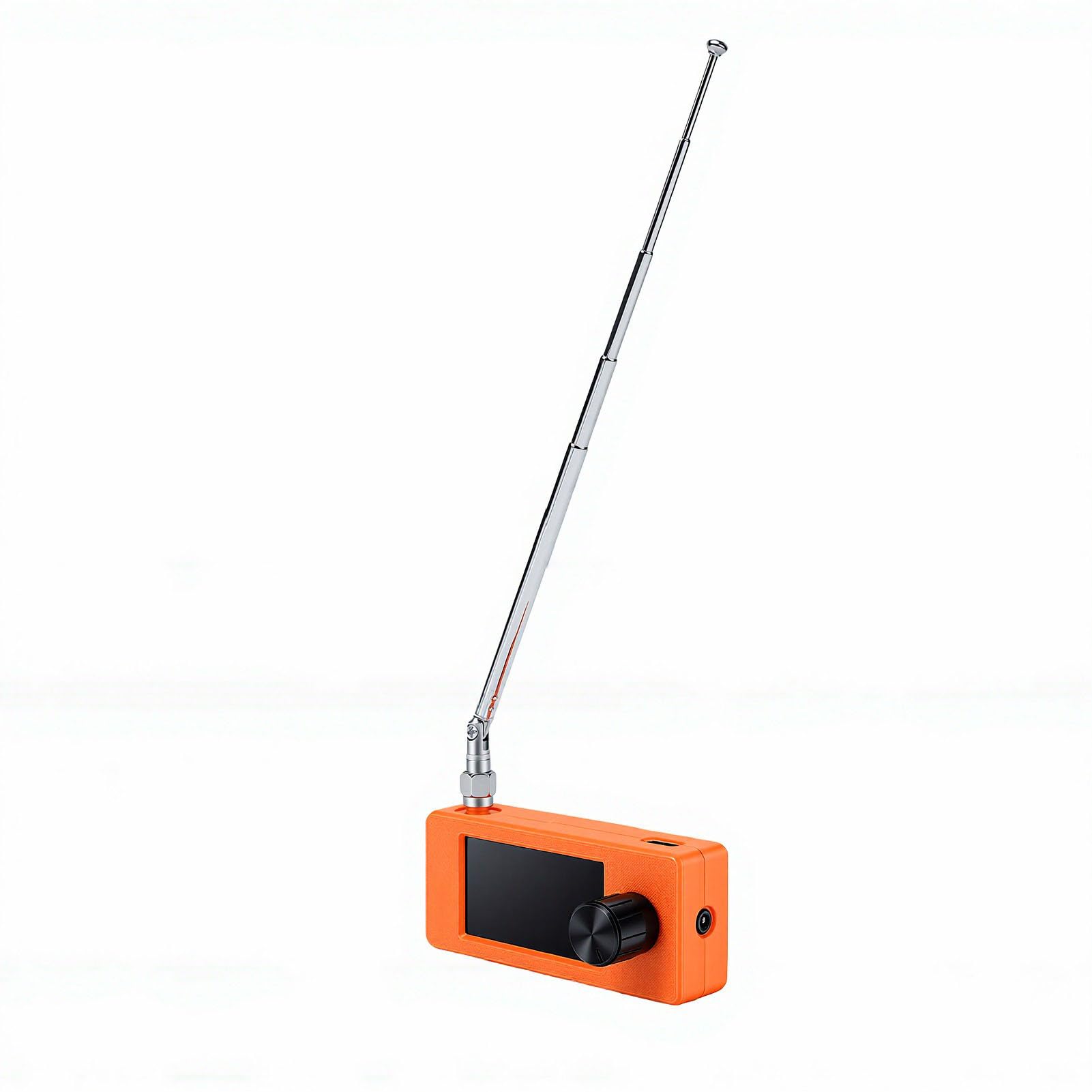 FTVOGUE Tragbares AM-FM-Transistorradio mit 1,9-Zoll-IPS-Bildschirm für | SI4732 DSP-Empfänger, Unterstützt FM/AM/LSB/USB, Wiederaufladbarer 800-mAh-, Kompaktes ABS-Gehäuse