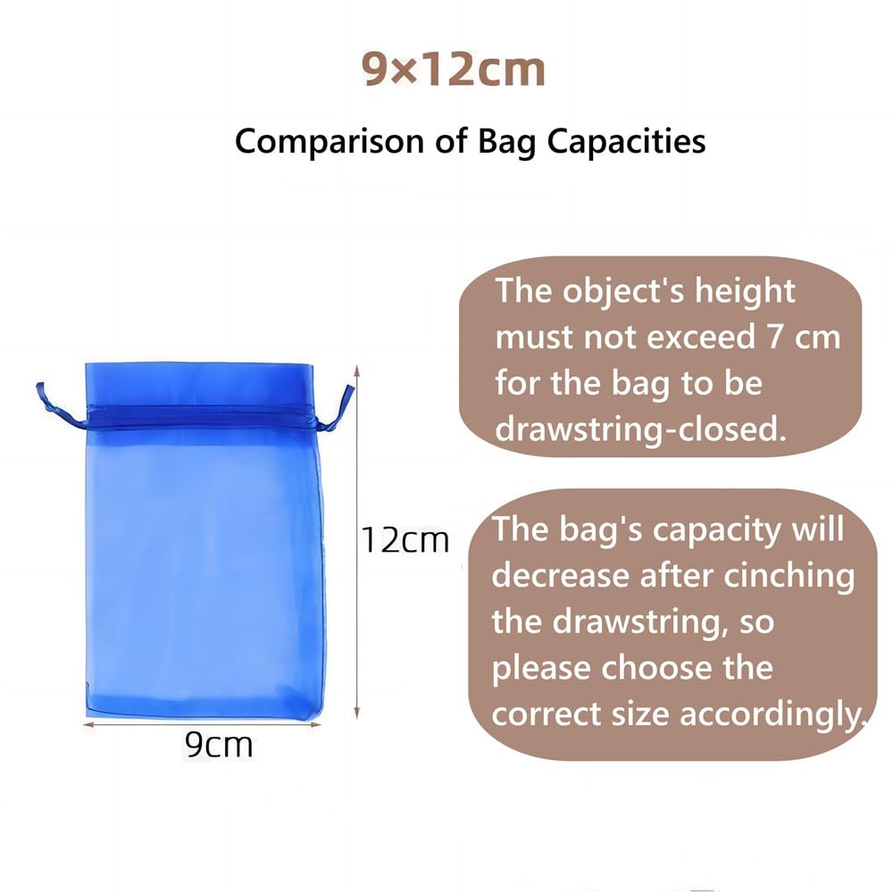 50 Sacchetti Organza 7x9 Cm - Per Bomboniere, Matrimoni E Regali - Foto 5