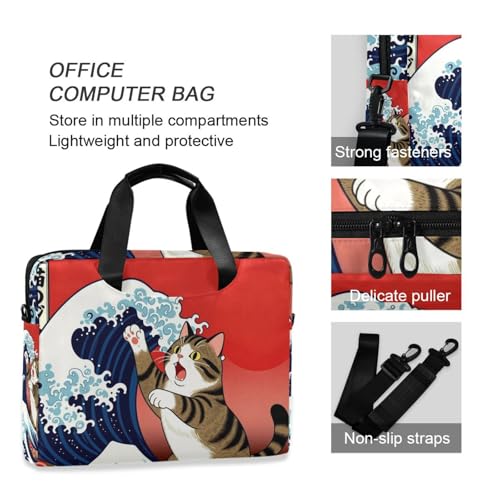 Maletín portátil crossbody para laptop 15.6 pulg miniatura 6