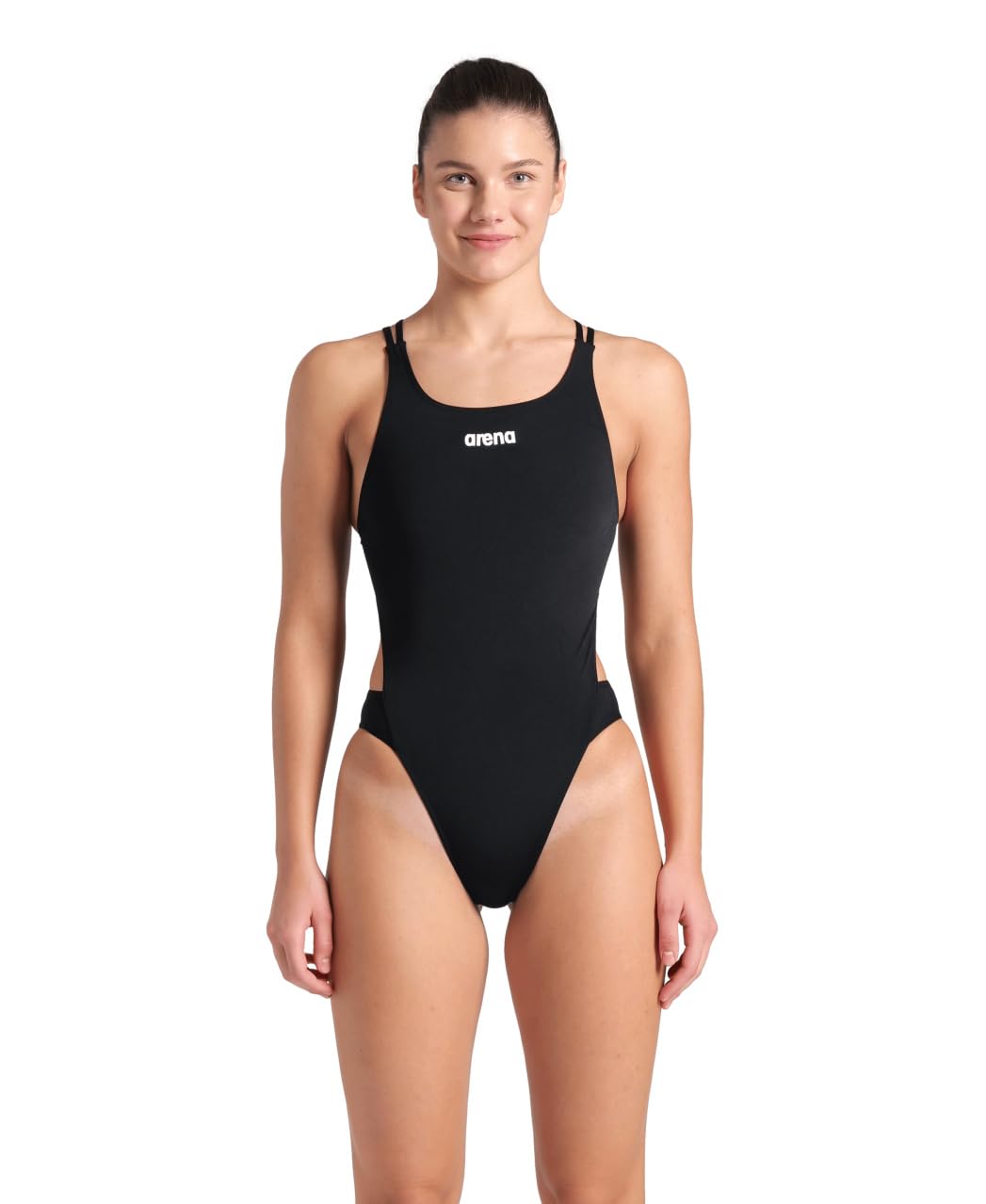 ARENA Women's Performance Sports Swimsuit Solid Tech Back Multi Bathing Suit