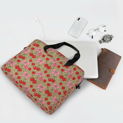 Funda portátil para laptop de 15.6 pulgadas con diseño de leopardo miniatura 7