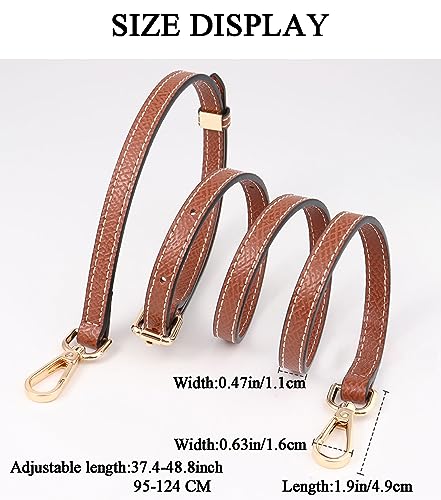 Vachetta Leather Replacement Crossbody Handbag Strap Adjustable2