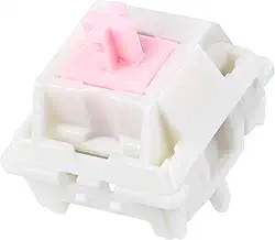 EPOMAKER Interruptor De Teclado Silencioso Roseveil Para Mecânico Gamer, 30 Peças, 5 Pinos, 32Gf, Pré-Lubrificado, Linear Silencioso, Estojo Pc, Haste Ly, Compatível Com Teclas Mx (Roseveil Silent)