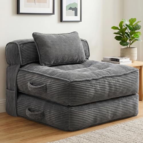 ORWIPO Folding Sofa Bed Convertible Sleeper Chair with Pillow