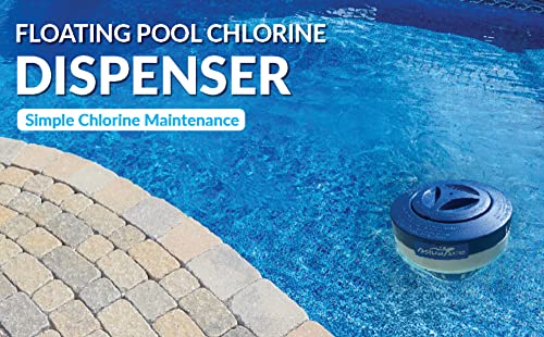AquaAce-Pool-Chlorine-Floater-Dispenser-Premium-Large-Capacity-Holds-Up-to-5-Tablets-Floating-Design-for-3-inch-Chlorine-Tablets