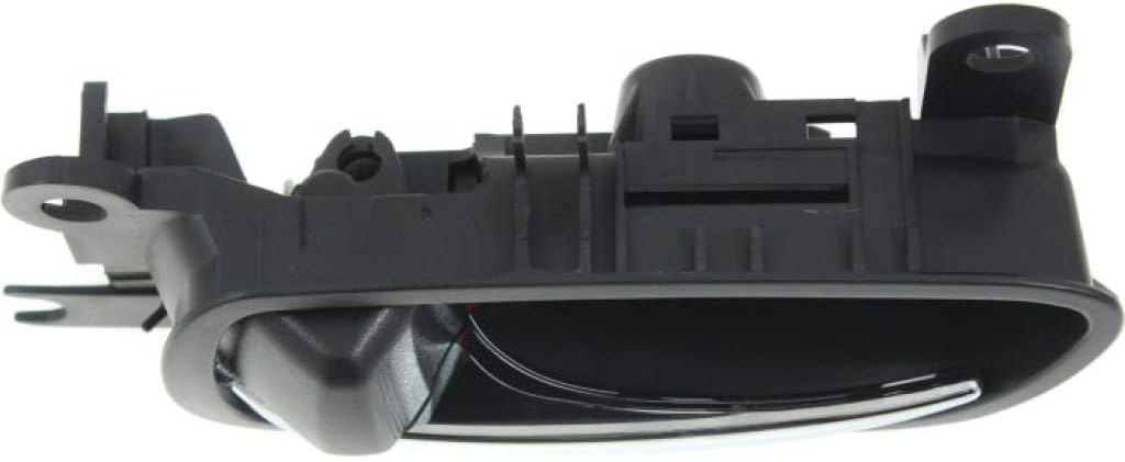KarParts360 for Lexus GS350 2007 08 09 10 2011 Interior Door Handle Front, Driver Side Black Bezel with Chrome Lever | with Door Lock Button| Trim: Base