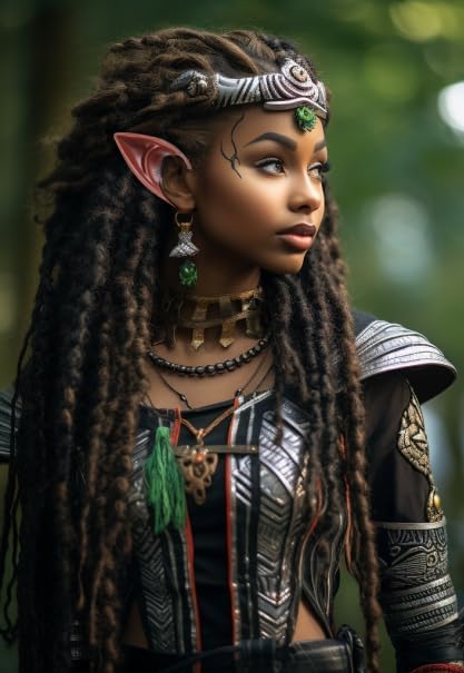 Miniatura 2 de Orejas de elfo Marrón Negro Cosplay Hada Elfo Pixie Orejas de vampiro Suave Accesorios de Halloween Estilo corto