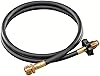 Coleman High-Pressure Propane Gas Hose and Adapter 5 Foot Type 1 Fitting or POL Fitting Available Use with Grills Stoves Lanterns Heaters and More