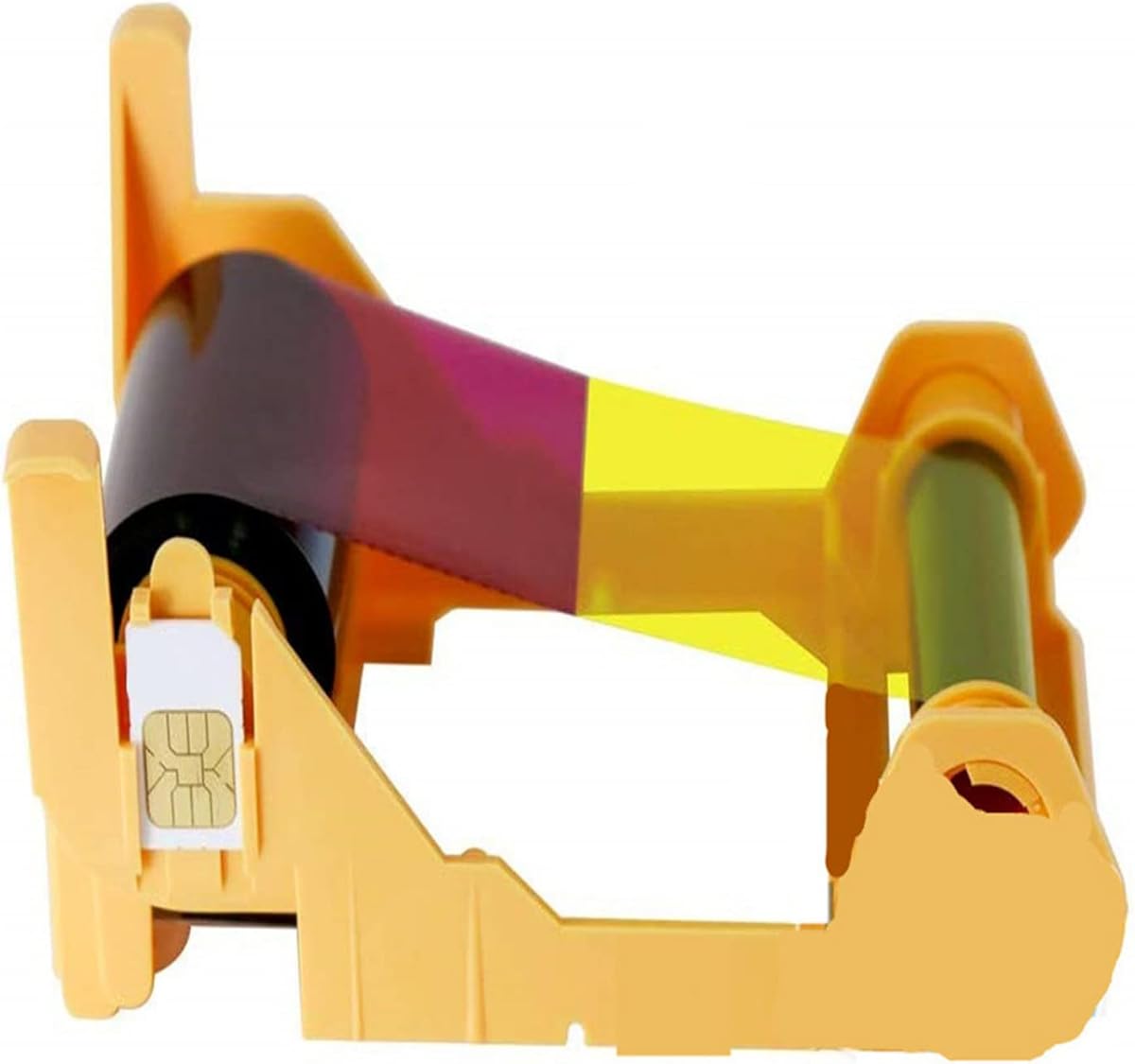 800011-140 YMCKO Color Ribbon Compatible for Zebra ZXP Series 1 ZXP1 Card Printer 100 Prints 800011-140 Ribbon
