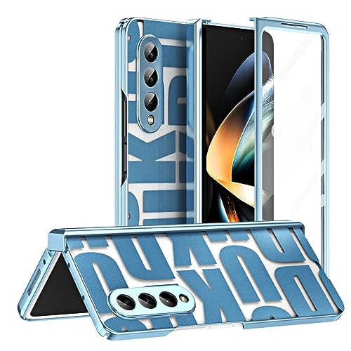 Coque Galaxy Fold 4 fine en PC bleu : le style épuré pour votre quotidien