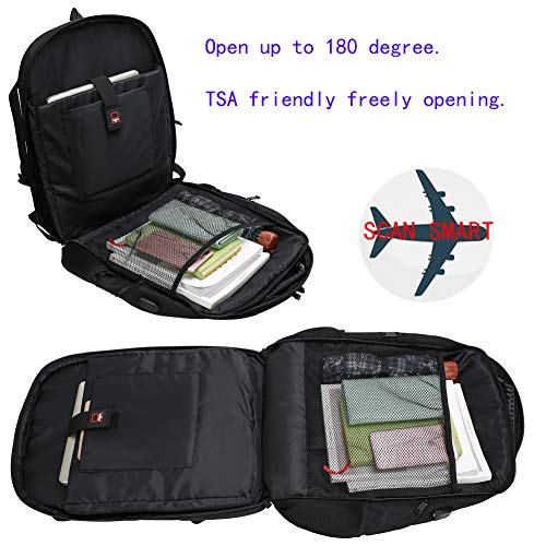 Laptop Backpack 19 Inches computer Bag 50 L Large Travel backpack with USB Charging Port4