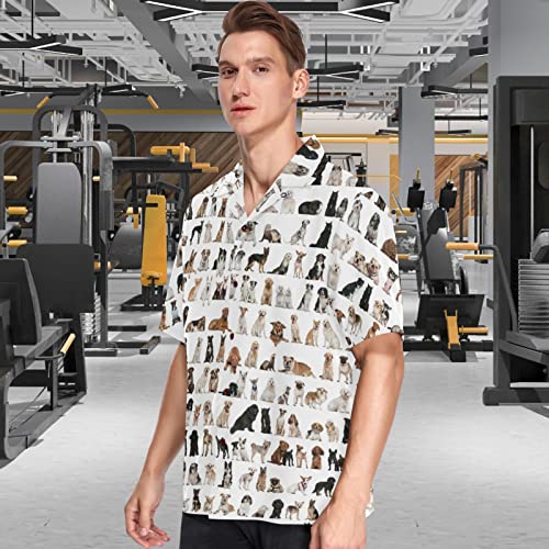 visesunny Stylish Men's Seasonal Hawaiian Casual Button Down Short Sleeve Shirt4