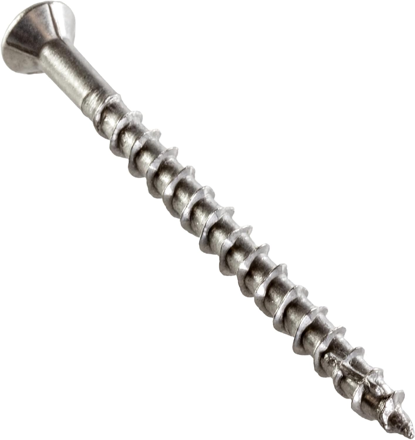Simpson Strong-Tie T10250WP1 Deck-Drive DWP Wood SS Screw — #10 x 2-1/2 in. T25, Flat Head, Type 316 (1 lb.)