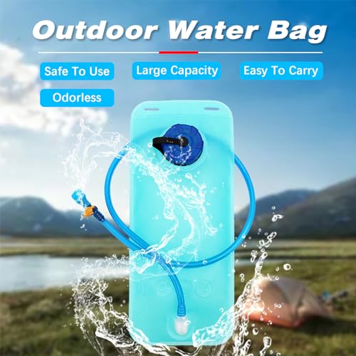 Hydration-Backpack-with-Water-Bladder-2L-Plus-a-Sewn-in-Rain-Cover-Water-Backpack-Women-Men-Lightweight-Insulation-Hydration-Pack-for-Hiking-Cycling-Running-Climbing-Camping